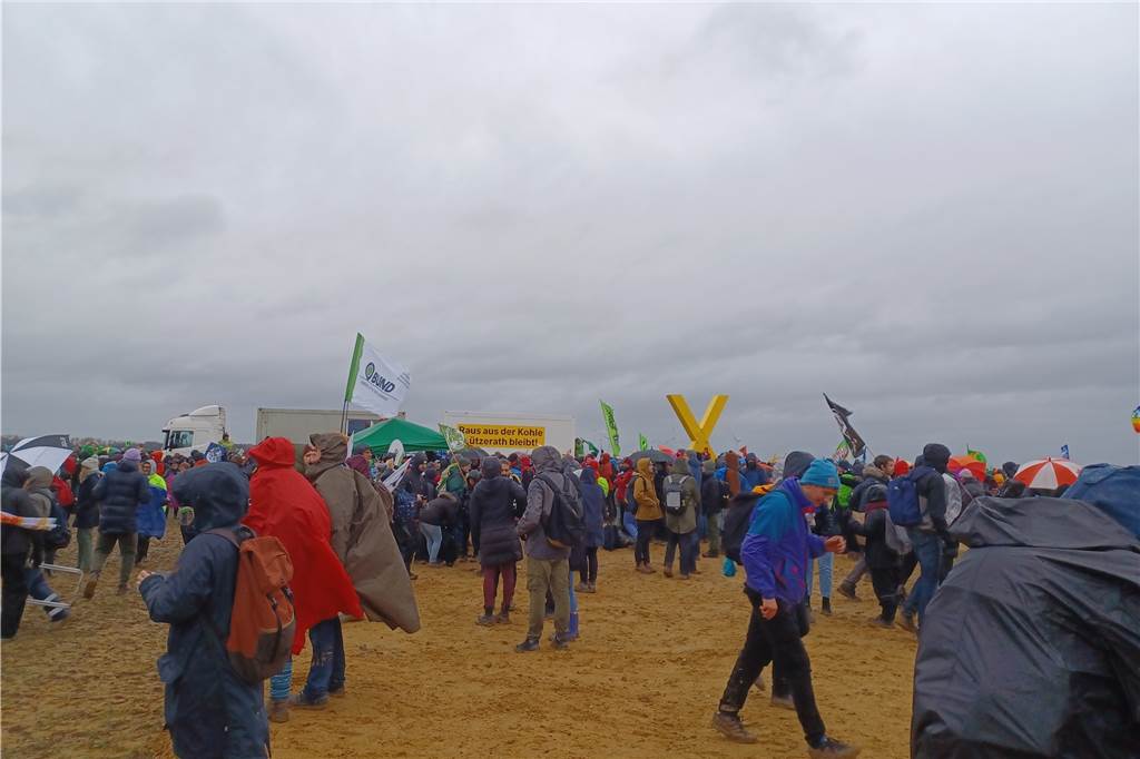 Eindrücke von der Demo in Lützerath.