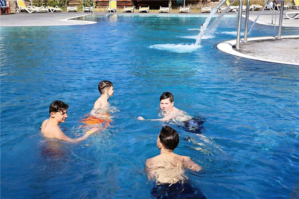 Eindrücke von der Eröffnung der Außensaison im Freizeitbad Atlantis in Dorsten.