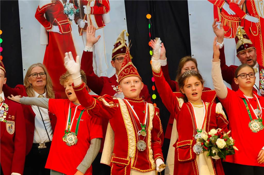Eindrücke von der Proklamation des Kinderprinzenpaares in Raesfeld