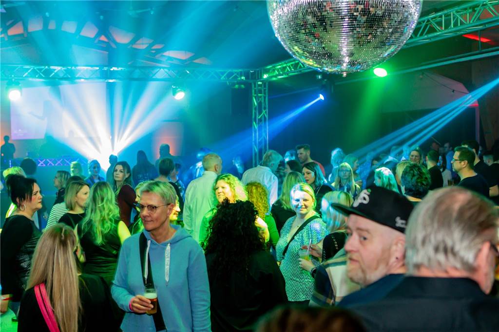 Eindrücke von der Ü30-Party in der Schützenhalle auf der Heide.