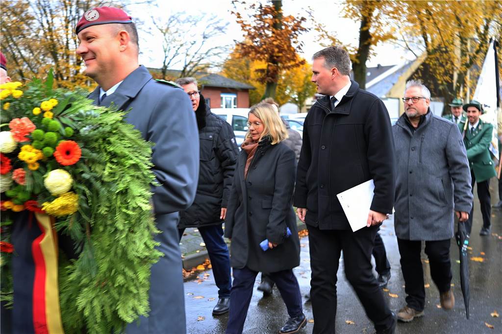 Eindrücke von der Zeremonie zum Volkstrauertag in Dorsten