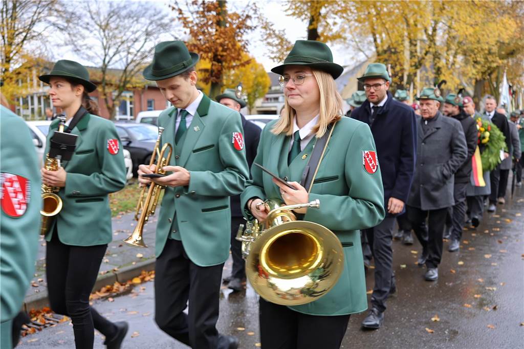 Eindrücke von der Zeremonie zum Volkstrauertag in Dorsten