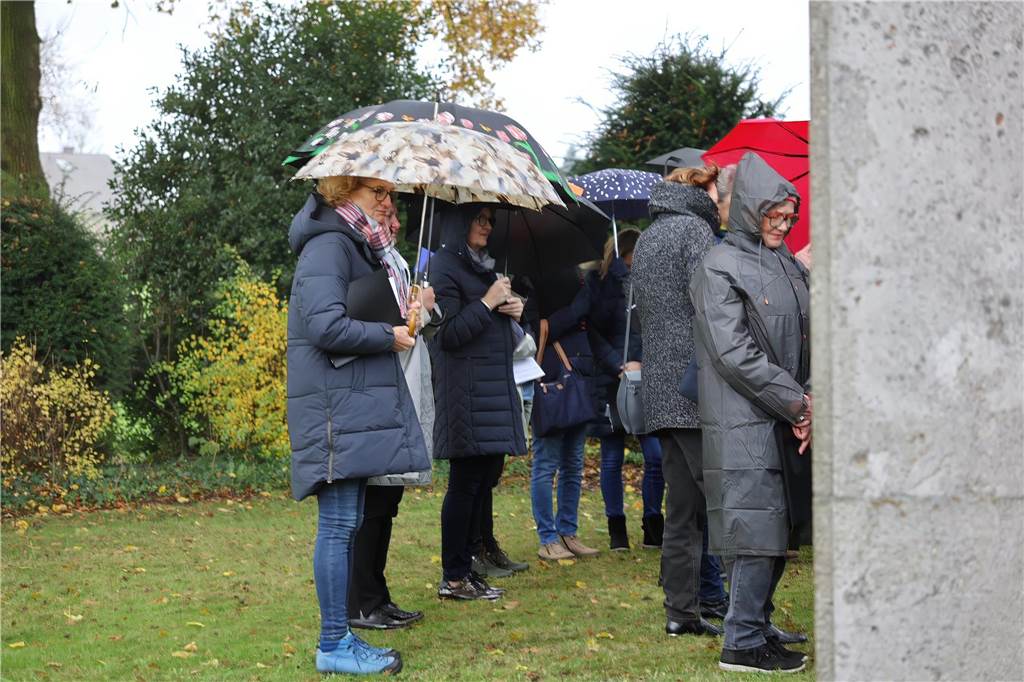 Eindrücke von der Zeremonie zum Volkstrauertag in Dorsten