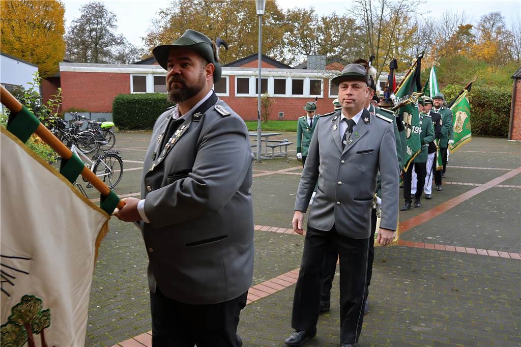 Eindrücke von der Zeremonie zum Volkstrauertag in Dorsten
