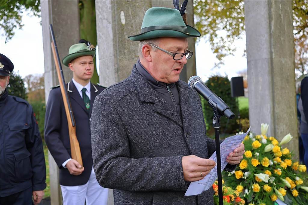 Eindrücke von der Zeremonie zum Volkstrauertag in Dorsten