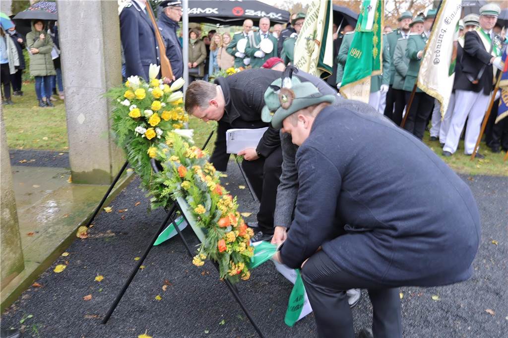 Eindrücke von der Zeremonie zum Volkstrauertag in Dorsten