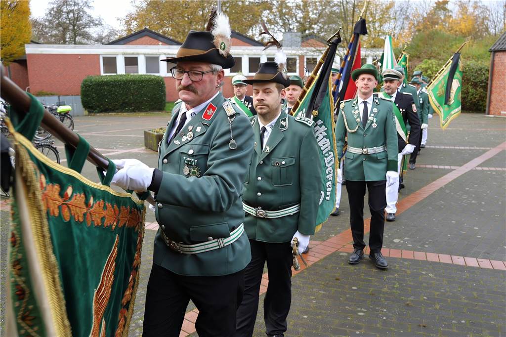 Eindrücke von der Zeremonie zum Volkstrauertag in Dorsten