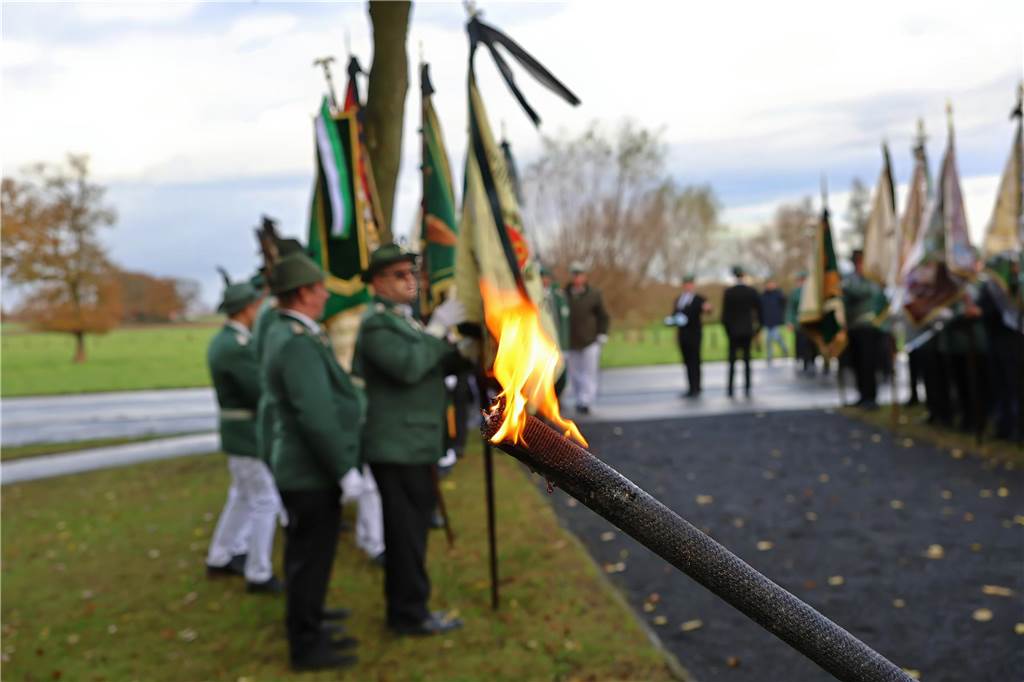 Eindrücke von der Zeremonie zum Volkstrauertag in Dorsten