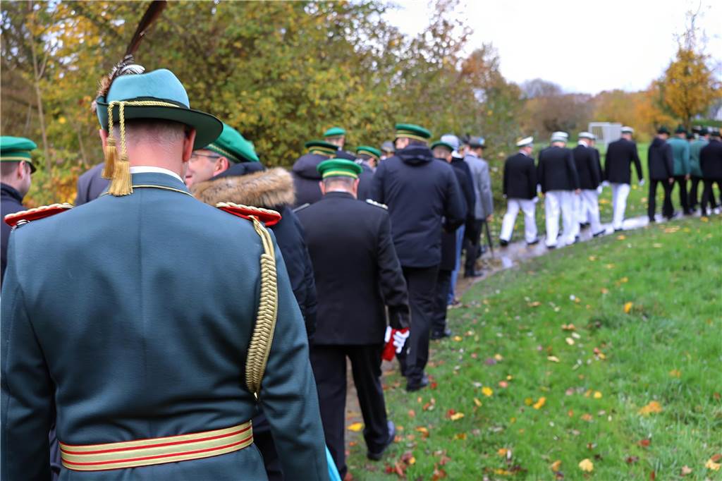 Eindrücke von der Zeremonie zum Volkstrauertag in Dorsten