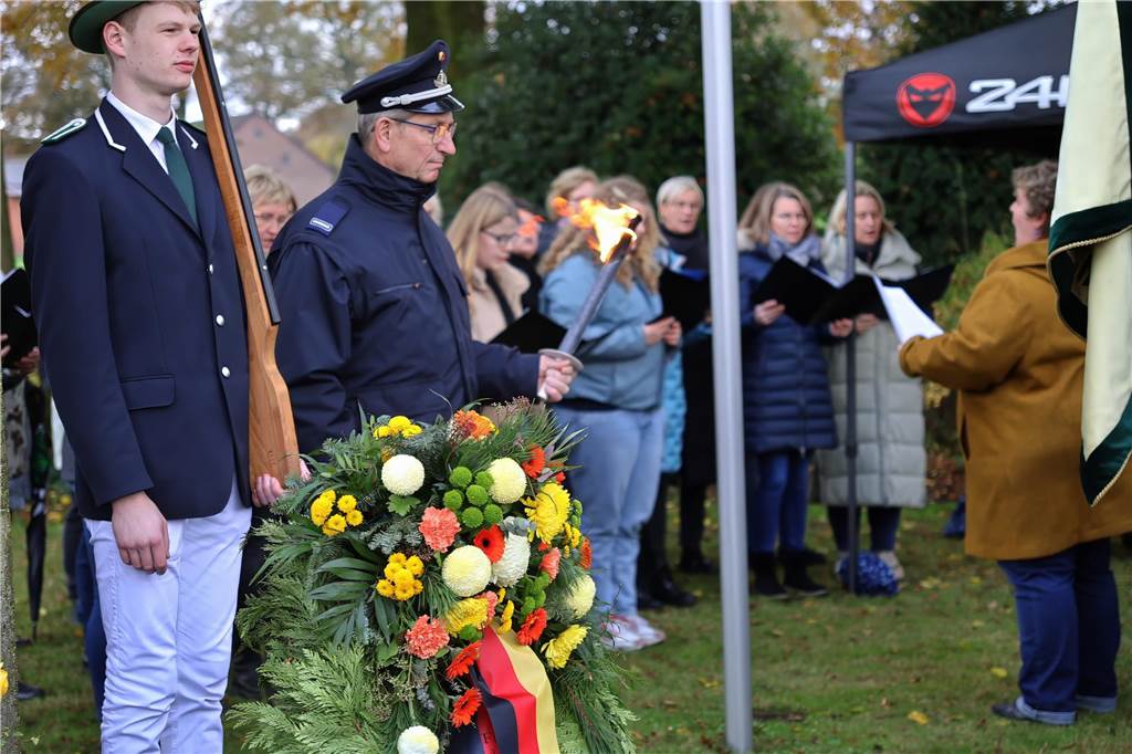 Eindrücke von der Zeremonie zum Volkstrauertag in Dorsten