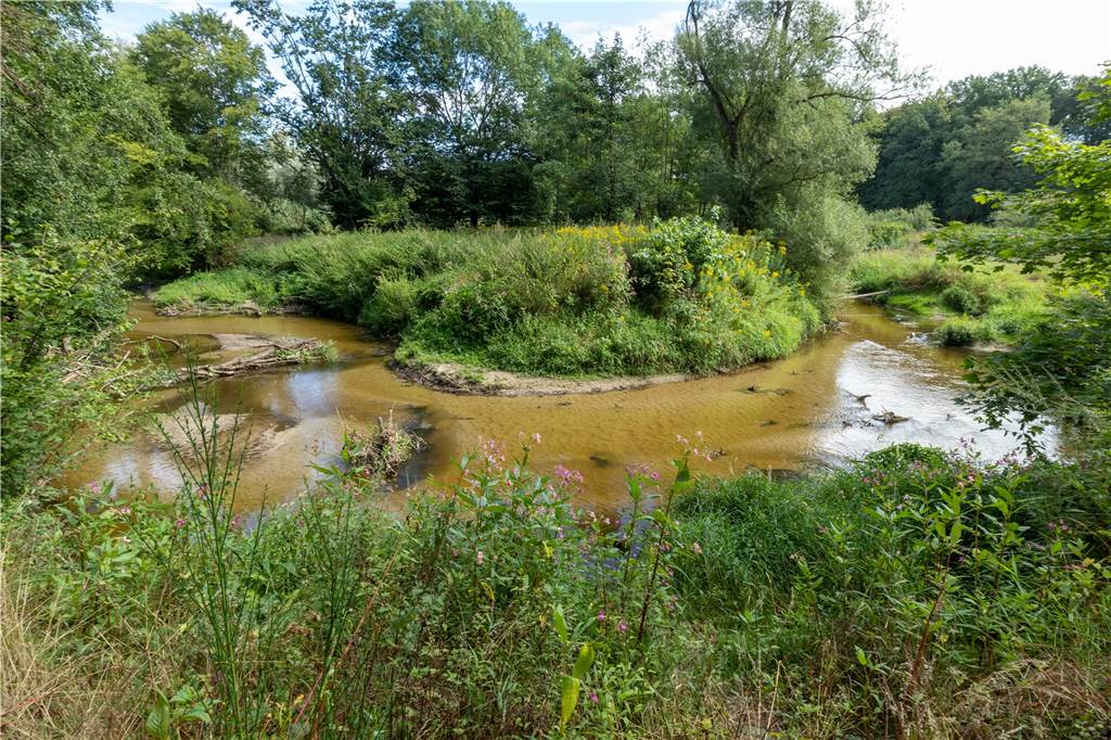 Gewässerschützer beklagen „erschreckend“ hohe Nitratbelastung in der Berkel Eine Berkelschleife zwischen Stadtlohn und Vreden