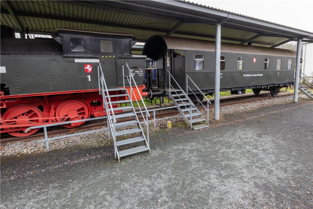 Auf der Suche nach der perfekten Kulisse: Wo man in Stadtlohn „Ja, ich will“ sagen darf Eine besondere Kulisse für das Ja-Wort: der Eisenbahnwaggon am alten Bahnhof.
