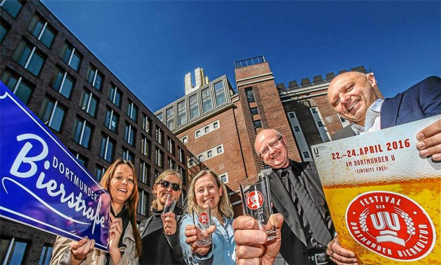 Der U-Turm bekommt eine eigene Bierstraße Eine Bierstraße und traditionelle Stößchengläser gibt es beim ersten „Festival der Dortmunder Bierkultur“ vom 22. bis 24. April am Dortmunder U.