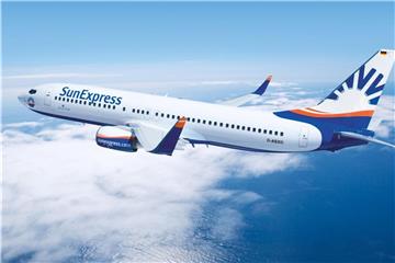 Eine Boeing 737-800 der deutschen Fluggesellschaft SunExpress Deutschland. Foto: SunExpress