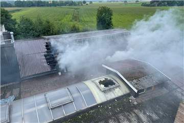 Eine brennende Schreinerei am Dreckerhook hat die Raesfelder Feuerwehr im August 2020 besonders gefordert.