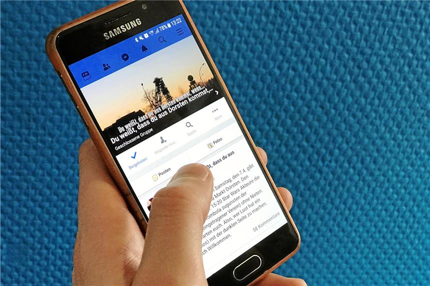 Das sind die Dorstener Nachbarn in der virtuellen Welt Eine der größten Dorstener Facebook-Gruppen ist „Du weißt, dass du aus Dorsten kommst, wenn...“. Foto: Rademacher
