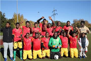 Eine Dortmunder Fußballmannschaft vom Borsigplatz sorgt für afrikanisches Flair in der Kreisliga.