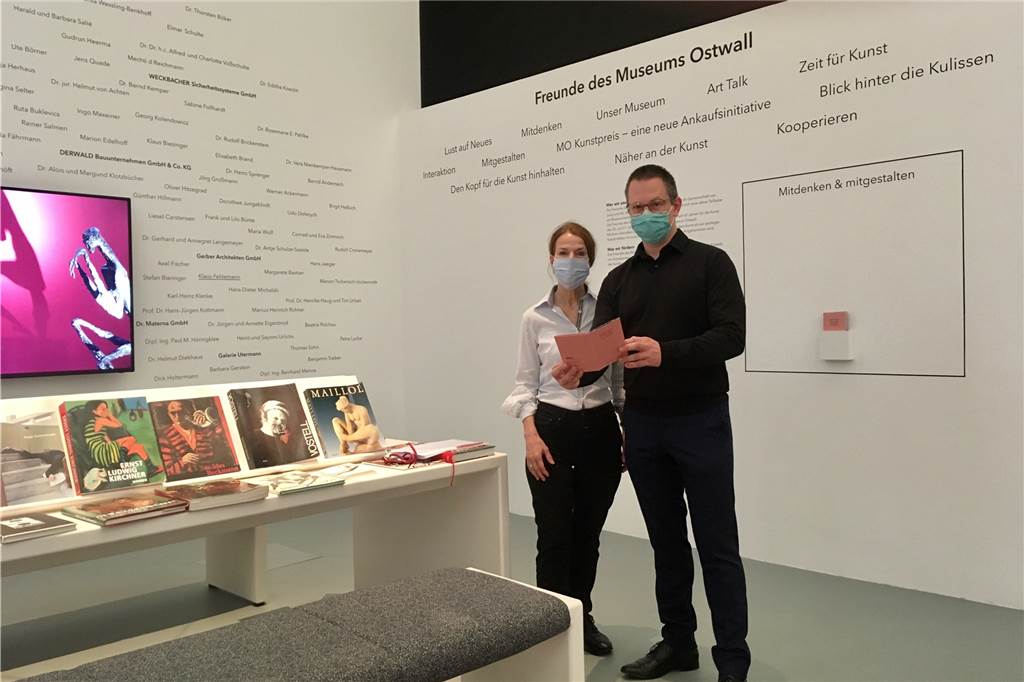Gute Freunde leisten seit 60 Jahren Hilfe für moderne Kunst in Dortmund Eine eigene Ecke auf der vierten Etage des U-Turms ist den Freunden des Ostwallmuseums gewidmet, die von Benjamin Sieber als Vorsitzender und Antje Utermann als Geschäftsführerin vertreten werden.