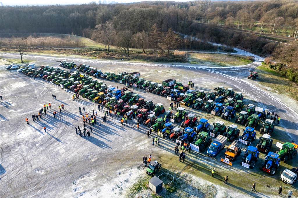Bauerndemo am 8.1.2024 in Recklinghausen