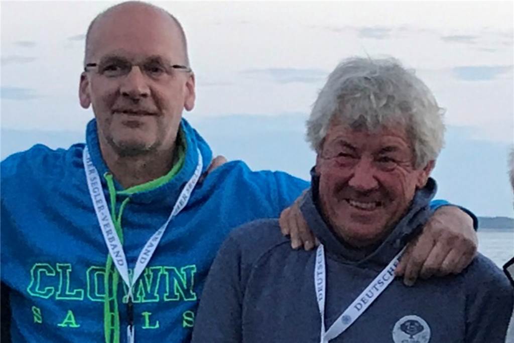 Über 40 Jahre im SC Prinzensteg: Gerd Becker ist sechsfacher Deutscher Meister Eine einzigartige Freundschaft verbindet Gerd Becker (l.) mit seinem Segelpartner Frank Schönfeld.