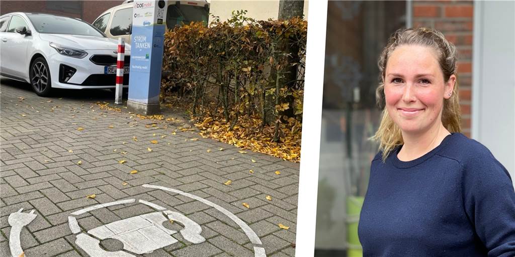 Vier neue Stromtankstellen für Olfen: Netz von E-Ladesäulen wird ausgebaut Eine E-Ladesäule in Olfen. Laut Klimaschutzmanagerin Jana Papurcu bekommt Olfen vier neue Ladepunkte.