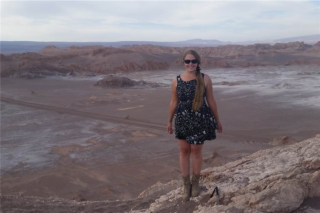 Reisetherapeutin aus Vreden: „Reisen kann man psychologisch nutzen“ Eine ihrer Reisen hat die 30-Jährige in die Atacama Wüste in Chile geführt.