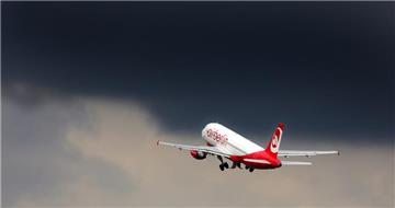 Eine Maschine der Fluggesellschaft Air Berlin.