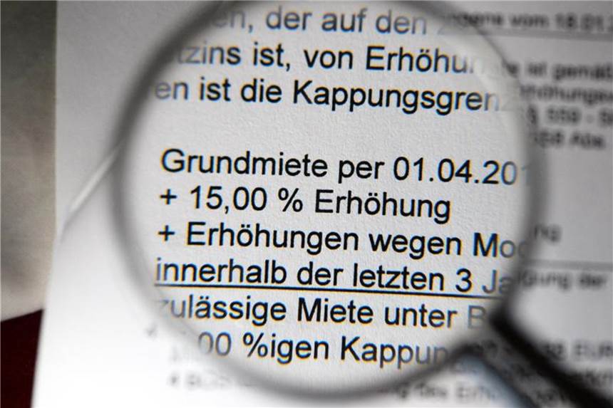 Bei Mieterhöhung zählt wirkliche Wohnungsgröße Eine Mieterhöhung darf sich nur auf die tatsächliche Wohnungsgröße beziehen. Foto: Jens Kalaene