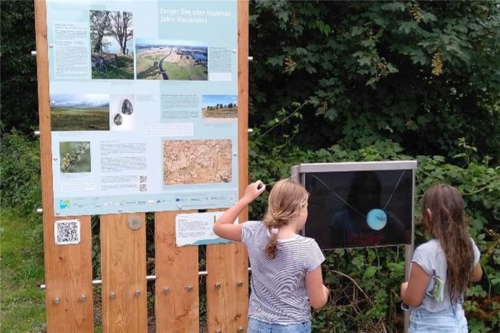 Stever neu entdecken - die „WasserWege“ sind viel mehr als ein Radweg Eine Station auf dem Radweg an der Stever ist der Ternscher See in Selm.