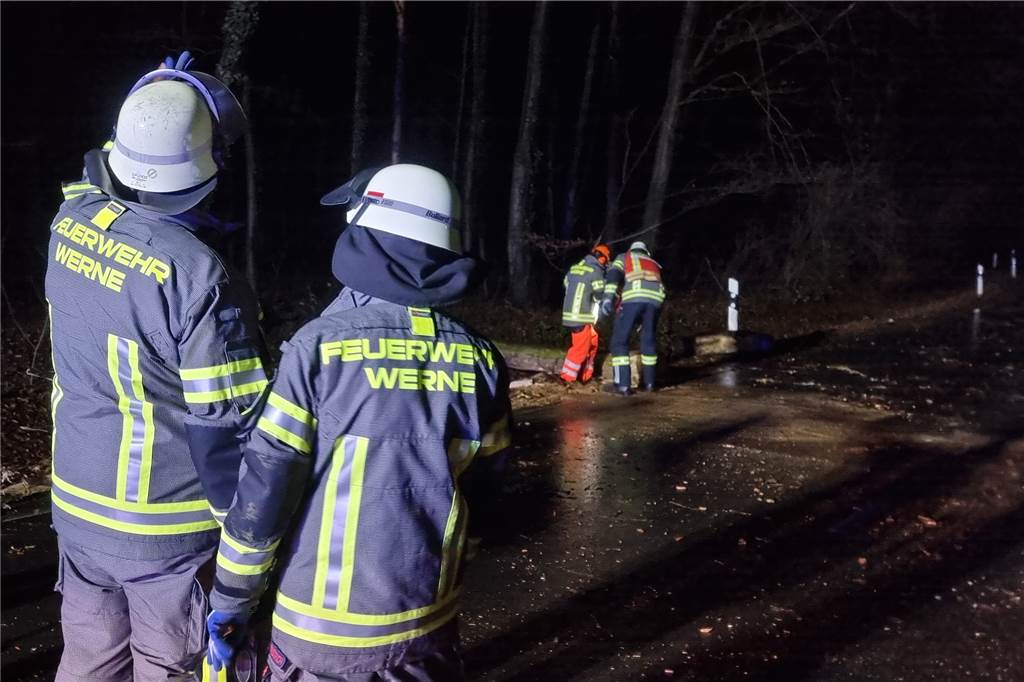 Freiwillige Feuerwehr: Führungswechsel ist von langer Hand geplant Eine Sturmfront hielt die Feuerwehr drei Tage im Februar 2022 in Atem.