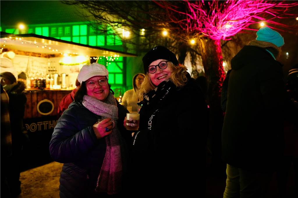 Eine traumhafte Atmosphäre bot der Glühweinmarkt am Schloss Rodenberg am Freitagabend (17.1.).