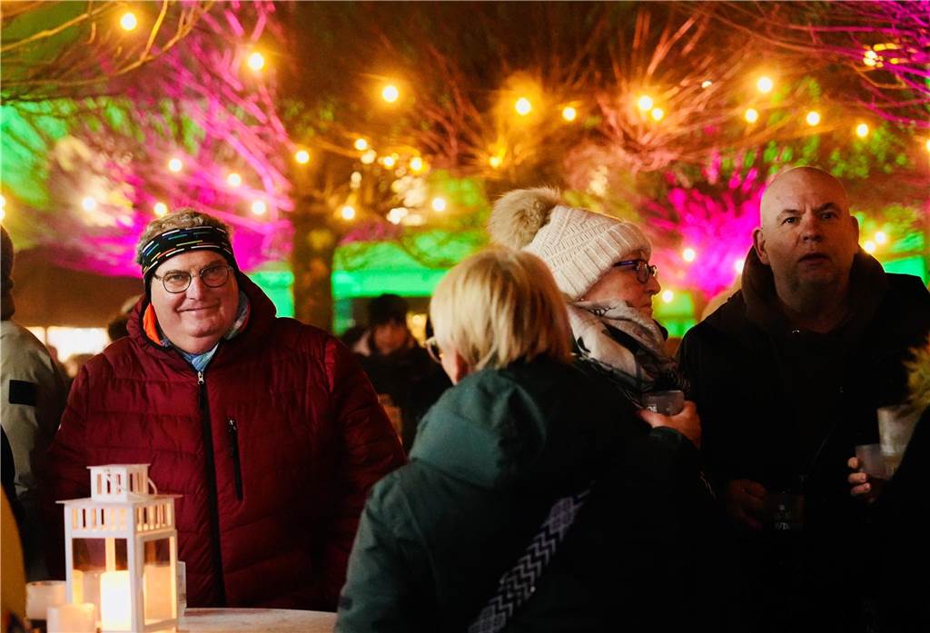 Eine traumhafte Atmosphäre bot der Glühweinmarkt am Schloss Rodenberg am Freitagabend (17.1.).