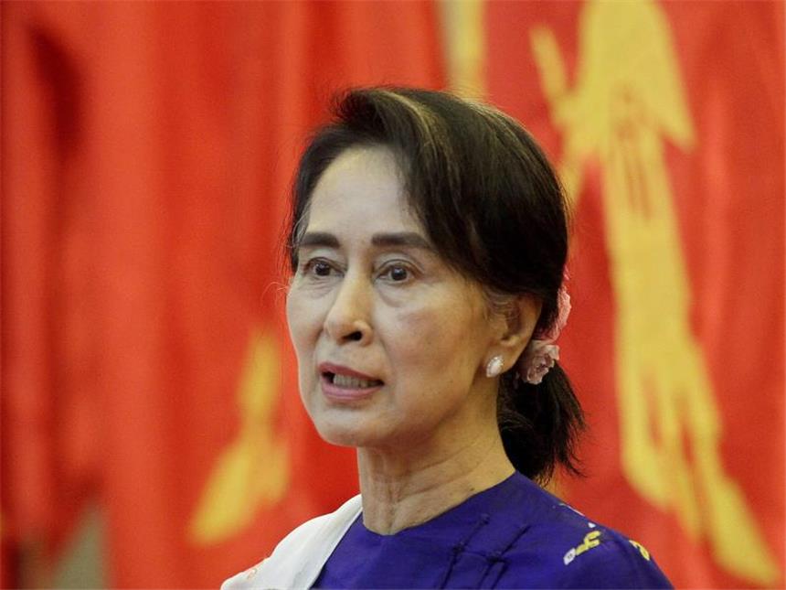 Eine unbeugsame Lady: Aung San Suu Kyi. Foto: Nyein Chan Naing