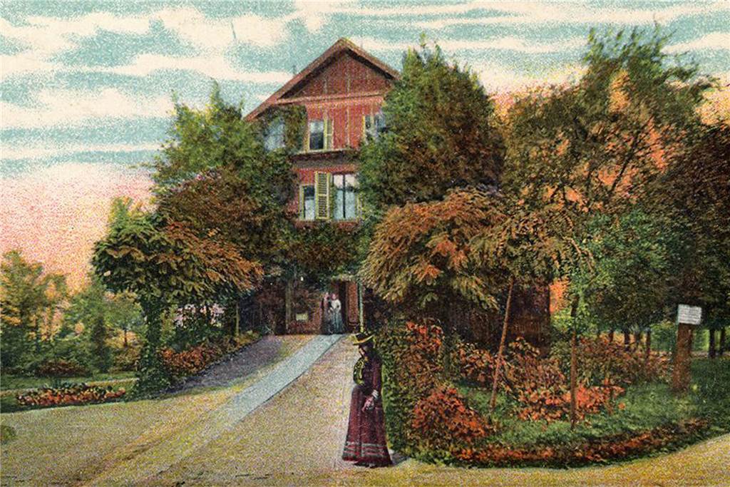 So endete die Geschichte des Thermalbads vor 120 Jahren Eine weitere Postkarte, auf der das Thermalbad Werne zu sehen ist.