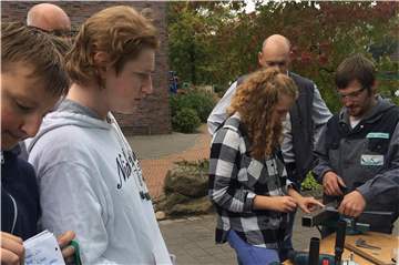 Einen Markt der Möglichkeiten wie auf diesem Bild aus 2019 wird es dieses Jahr in Heek nicht geben. Dafür ist die Gemeinde Teil der "Nacht der Ausbildung".