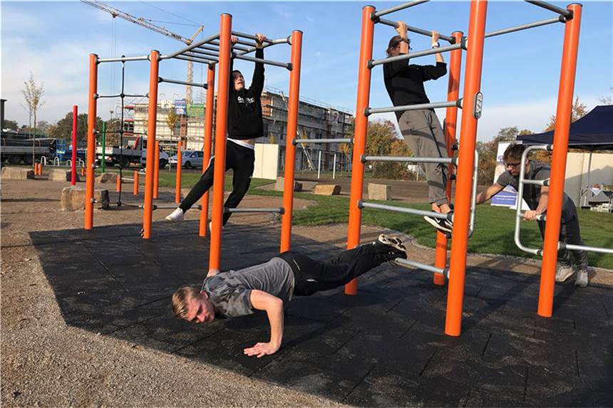 Outdoor-Sportpark: SPD trifft mit Vorschlag auf Zustimmung - muss aber trotzdem warten Einen modernen Outdoor-Sportpark wie hier in Dorsten möchte die SPD auch in Werne errichten.