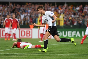 Einen Torerfolg bejubeln konnte der Habinghorster Gökhan Gül im vergangenen Jahr bei der U19-Junioren-Europameisterschaft im Spiel gegen Österreich. Er traf hier zum 3:0-Endstand. Gül ist erneut nominiert worden.