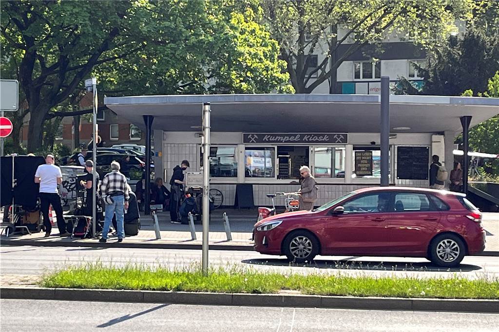 So viel Dortmund wie noch nie im Tatort: Das sind die Gründe Einer der Drehorte der neuen Folge des Dortmund-Tatorts: der zum Kumpel-Kiosk umfirmierte Bergmann-Kiosk am Wall nahe des U-Turms