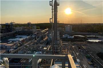 Eines der ersten Bilder der HHCR-Anlage im Probebetrieb von vor wenigen Wochen.
