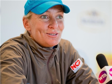 "Einfach ist es nicht": Tennis-Bundestrainerin Barbara Rittner muss(te) die Teilnehmerinnen des deutschen Fed-Cup-Teams auswählen. Foto: Daniel Karmann