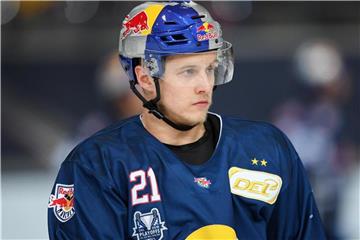 Eishockey-Nationalspieler Dominik Kahun wechselt vom EHC Red Bull München zu den Chicago Blackhawks in die NHL. Foto: Tobias Hase