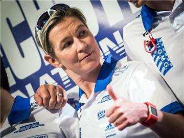 Eisschnellläuferin Claudia Pechstein gründete ihr eigenes Team. Foto: Sophia Kembowski