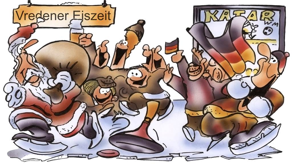 Eiszeit Vreden Karikatur