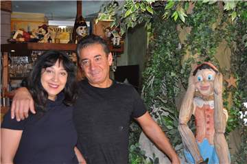 Elvira Ganeeva und Mehsem Abbas betreiben die Pizzeria Pinocchio in Olfen.