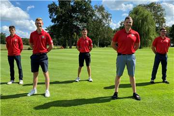 Emil Böyer, Konstantin Kramer, Bjorn Sweelssen, Daniel-Matteo Wissing, Jonas Jung spielen für den GLC um den Landestitel.