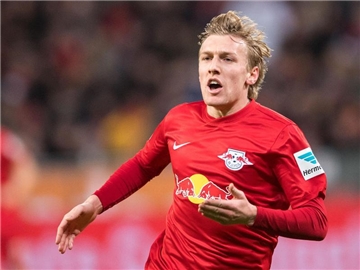 Emil Forsberg darf wieder für RB Leipzig auflaufen. Foto: Marius Becker