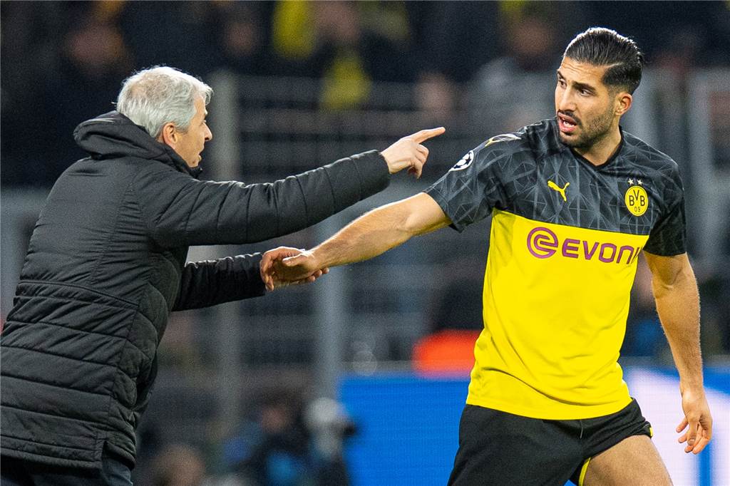 Emre Can: „Lucien Favre muss seine eigene Geschichte beim BVB schreiben“ Emre Can sagt über Lucien Favre: „Mir ist egal, ob ein Trainer einen großen Namen hat oder nicht. Erst einmal muss er ein guter Mensch sein, damit ich ihn schätzen kann. Das ist bei Lucien Favre zu 100 Prozent der Fall.“