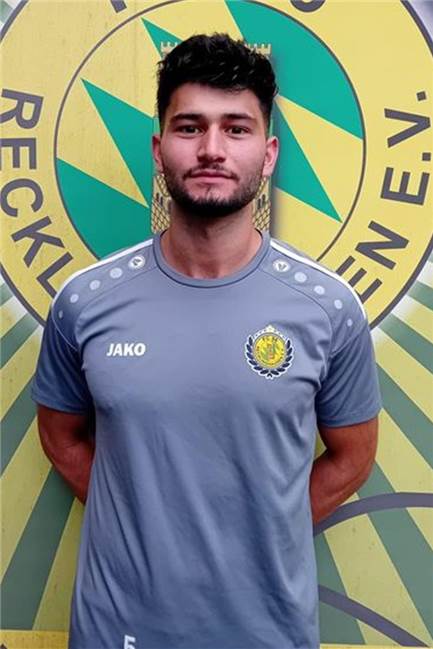22-jähriger Neuzugang beim FC 96 Recklinghausen: Kommt von Bezirksligist FC Castrop-Rauxel Emre Küçükaycan bei der Vorstellung beim FC 96 Recklinghausen.