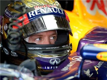 Endlich konnte Sebastian Vettel für längere Zeit im Cockpit Platz nehmen. Foto: Peter Steffen