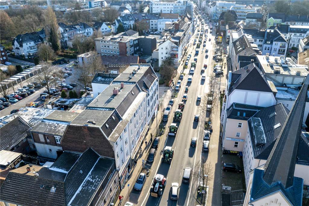 Bauerndemo am 8.1.2024 in Recklinghausen
